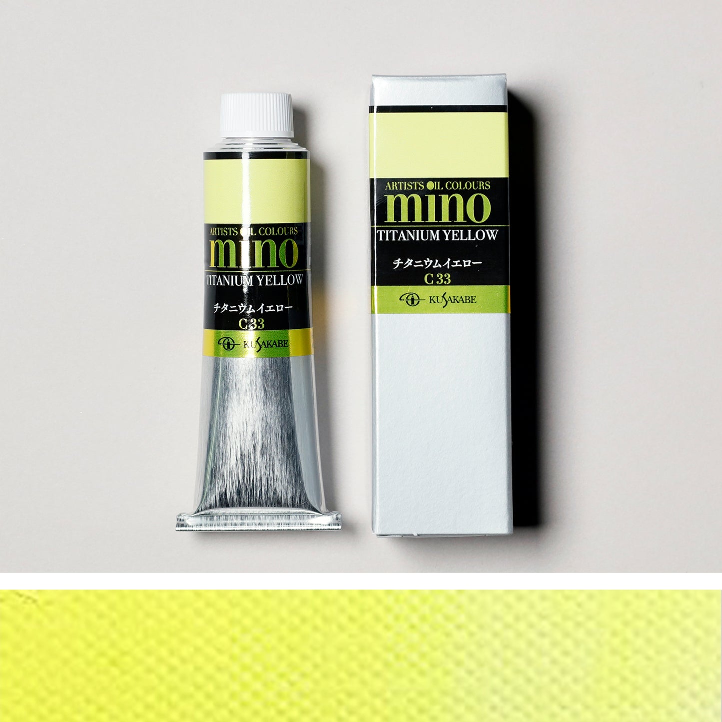 Mino Artists' Oil Colour 33 TITANIUM YELLOW
