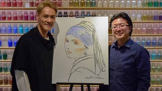 shu uemura × pigment "Magic of color in painting and makeup -art for beauty pursued by people-"