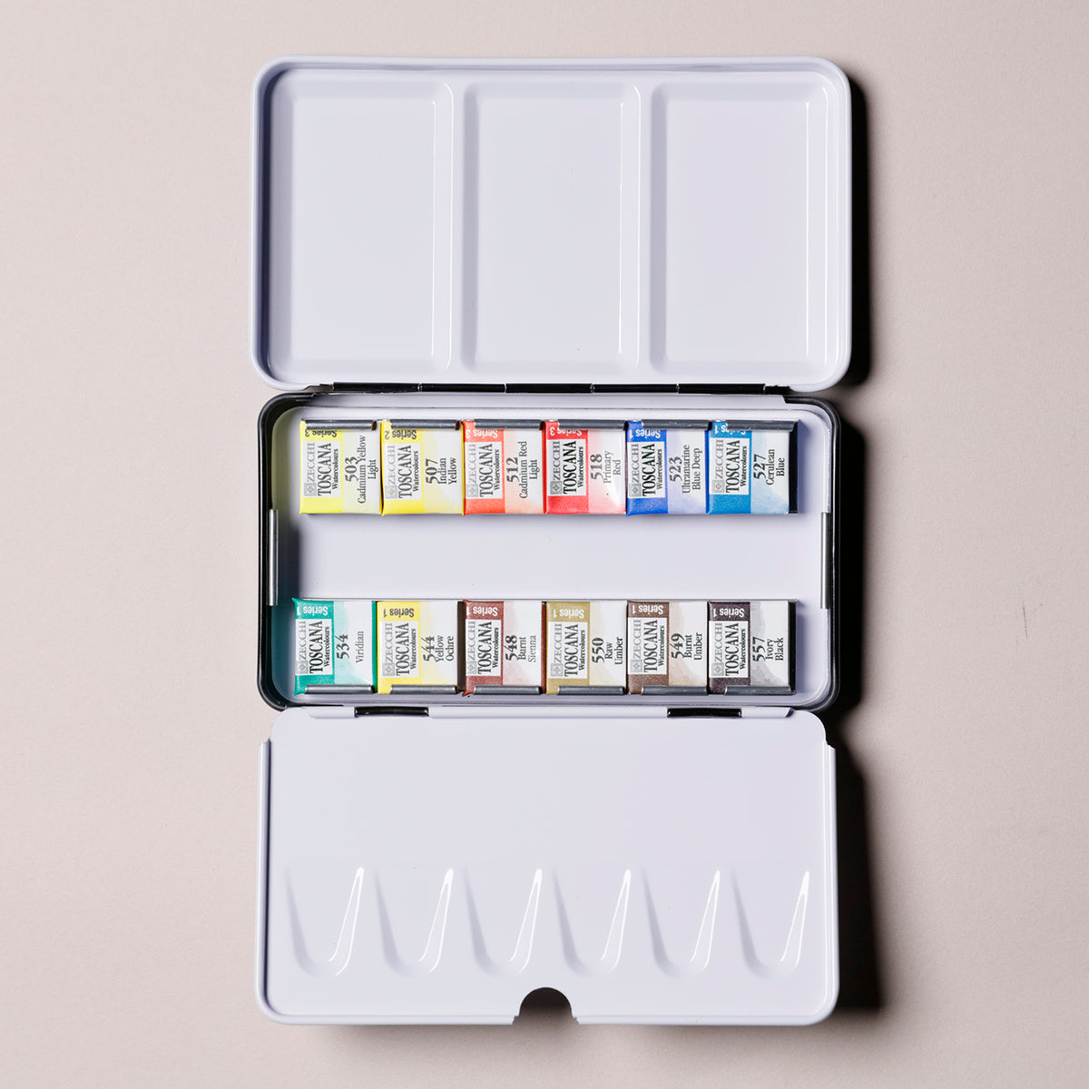 Watercolor Metal Box Pocket 12