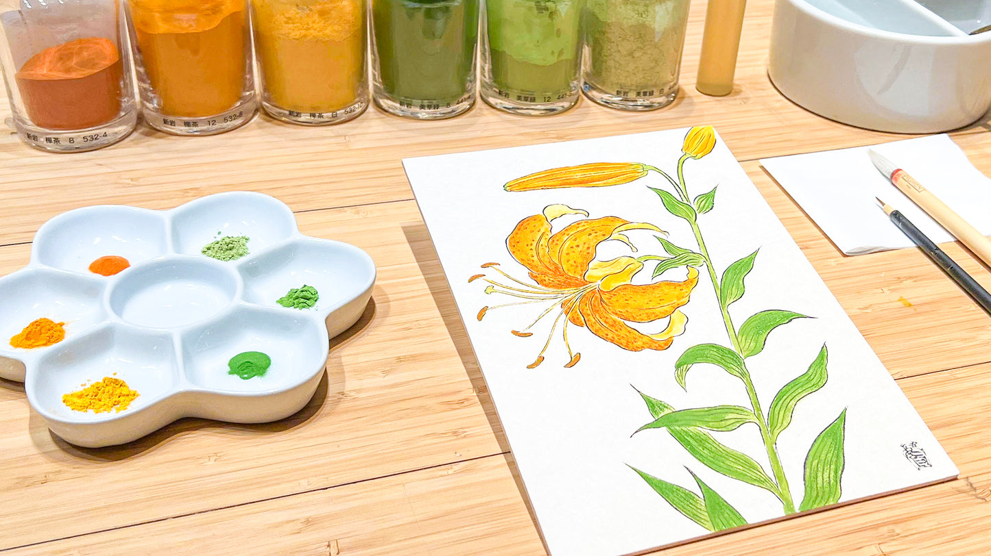 Introduction to Mineral Pigments (Tiger Lily) August 8.2026