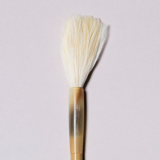 Chicken Feather Brush / Brown Handle