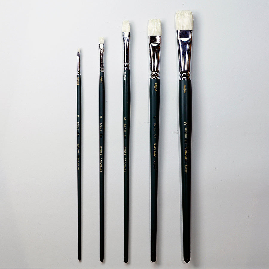 Short Pig Hair Oil-color Brush SH