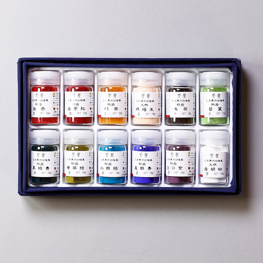 岩絵具12色セット Ｃ（青） - pigiment.live