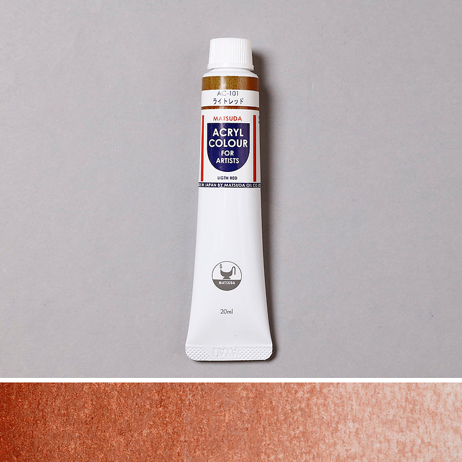 Acrylic Paint Light Red